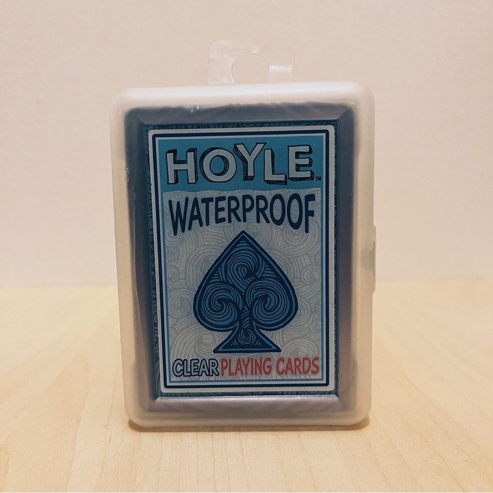Hoyle Waterproof Clear Playing Cards